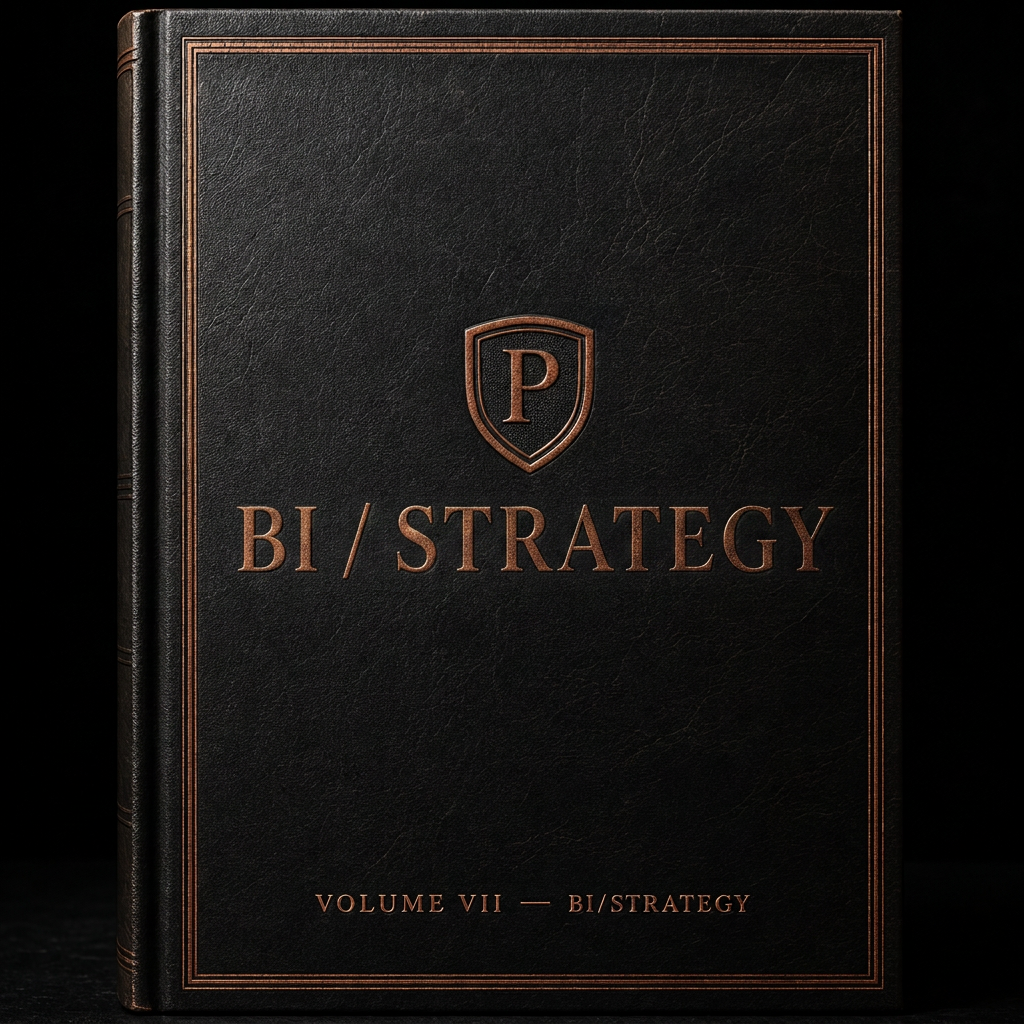 BI/Strategy professional playbook cover